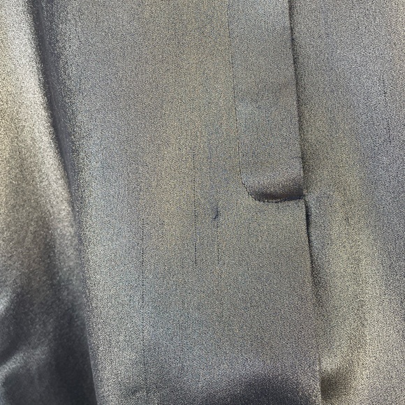 BCBGMAXAZRIA Emilee Metallic Gold Shirt Dress Size Small - Picture 6 of 12